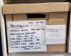 Archived historical papers All Souls Church, Patersonia C1B Box  11