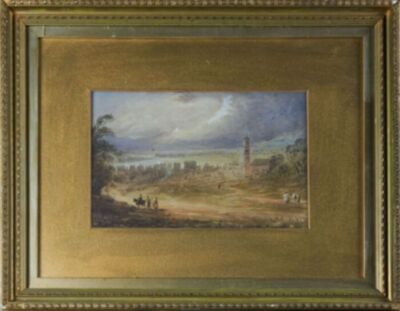 Early Launceston circa 1835 - artist unknown