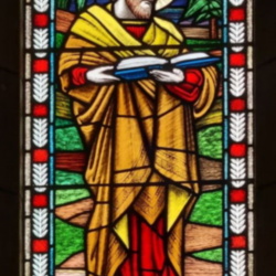 Ada and Carl Eberhard memorial window