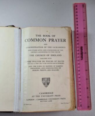 Book of Common Prayer - 1925