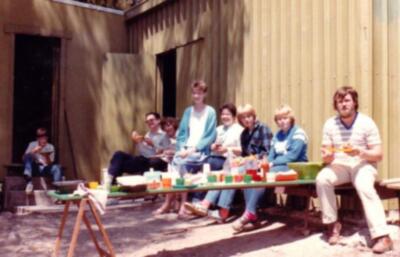 1985 (circa) St. John's Parish Camp at Camp Clayton, Turners Beach
