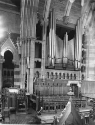 Organ and chancel about 1960