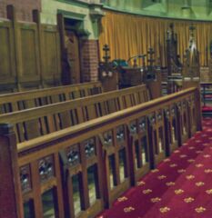 choir stalls in chancel