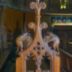 choir stalls in chancel