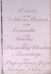 St. John’s Groups and Committees 1840-1969