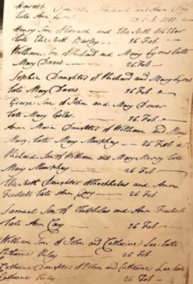 Baptisms and Marriages pre-1824