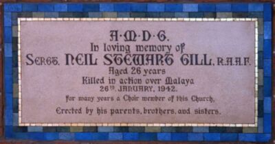 Memorial Plaque - Neil Stewart Gill