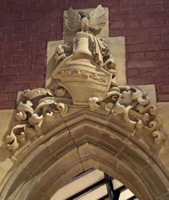 Memorial carving - Revd. William Henry Browne