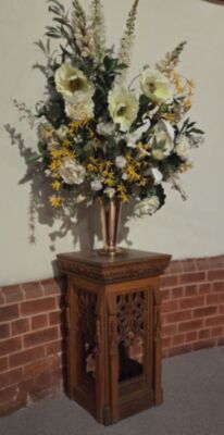Flower stands (pair) - memorial to Alfred and Ada Bungey