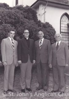 1983 ca John Roberts Ernest Horth Max Easther and unknown.jpg
