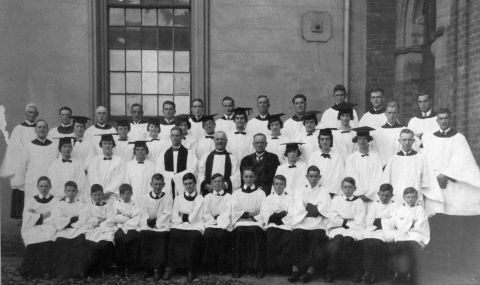 1932-May-St-Johns-choir-organist-A-R-Gee-rector-Revd-Ross-Hewton