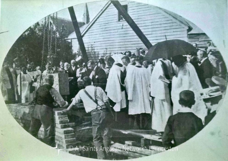 1902-Foundation-Stone-spreading-the-mortar