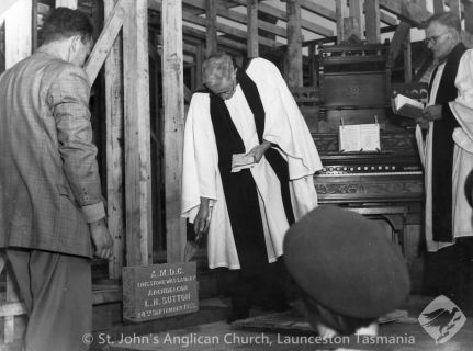 1955 foundation stone for St. Mark's rectory.jpg