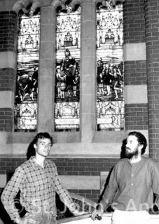 The Broadland House window and its creators.