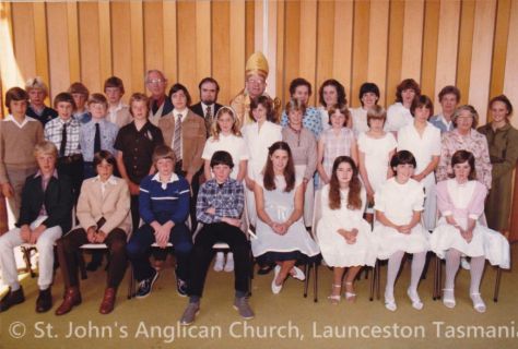 1985 ca Confirmation group with Bishop Newell.jpg