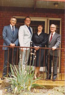 1985 ca John Roberts Ernest Horth Judith Moxon Terence Butler.jpg