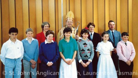 1986 ca Confirmation group with Bishop Newell.jpg