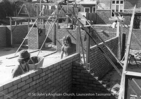 1974 Parish Centre construction 4