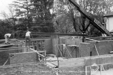 1974 Parish Centre construction 7