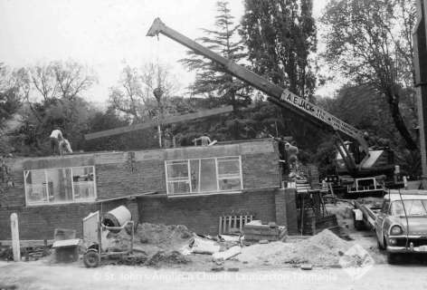 1974 Parish Centre construction 8