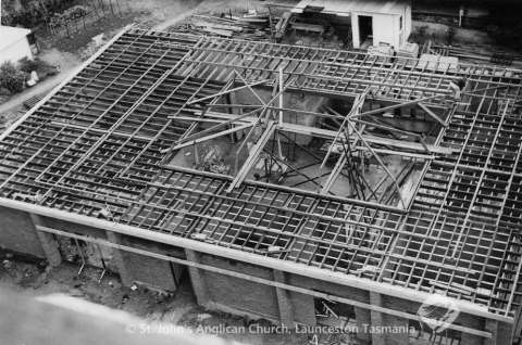 1974 Parish Centre construction 9