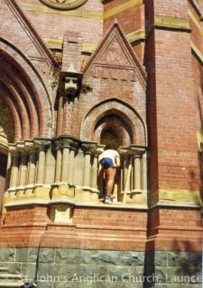 1981 early sandstone repairs - north porch