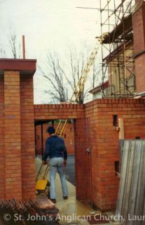 1982 - July - tiles for chapel roof