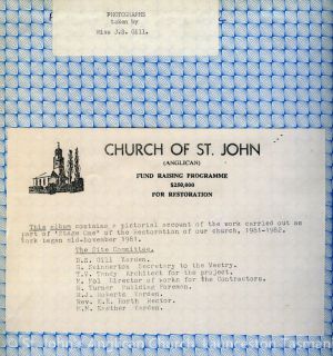 Site committee names and album title