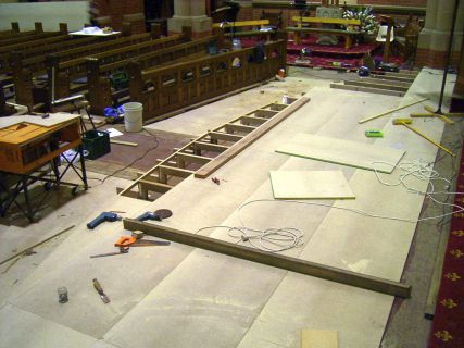 Flooring under way